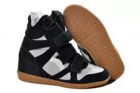 isabel marant street fashion chaussures noir gris